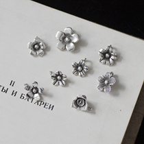 A selfie) by the Thai Artisanal Silver Pure Silver DIY Accessories Flowers Small Pendant Pure Silver Pendant HA01