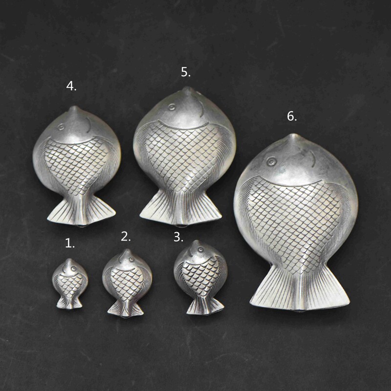 Demon home) Thailand handmade silver sterling silver DIY accessories size small fish spacer GE04