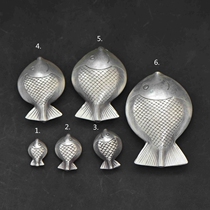 A selfie) by the Thai handmade silver pure silver DIY accessory size Number of small fish compartments GE04