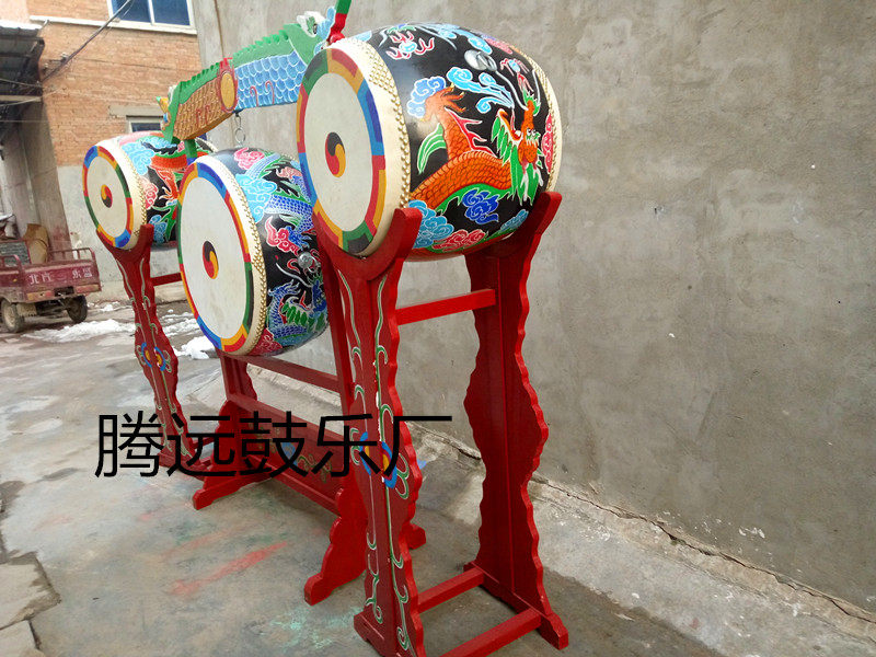 South Korea's painted cow leather drum hanging drum hanger drum frame ornamental decoration performance drum needed to be customized