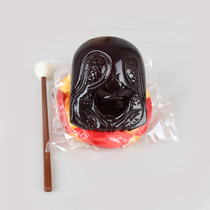 Small wooden fish instrument temple supplies mahogany nanmu solid wood wooden fish 3 5-inch wooden fish