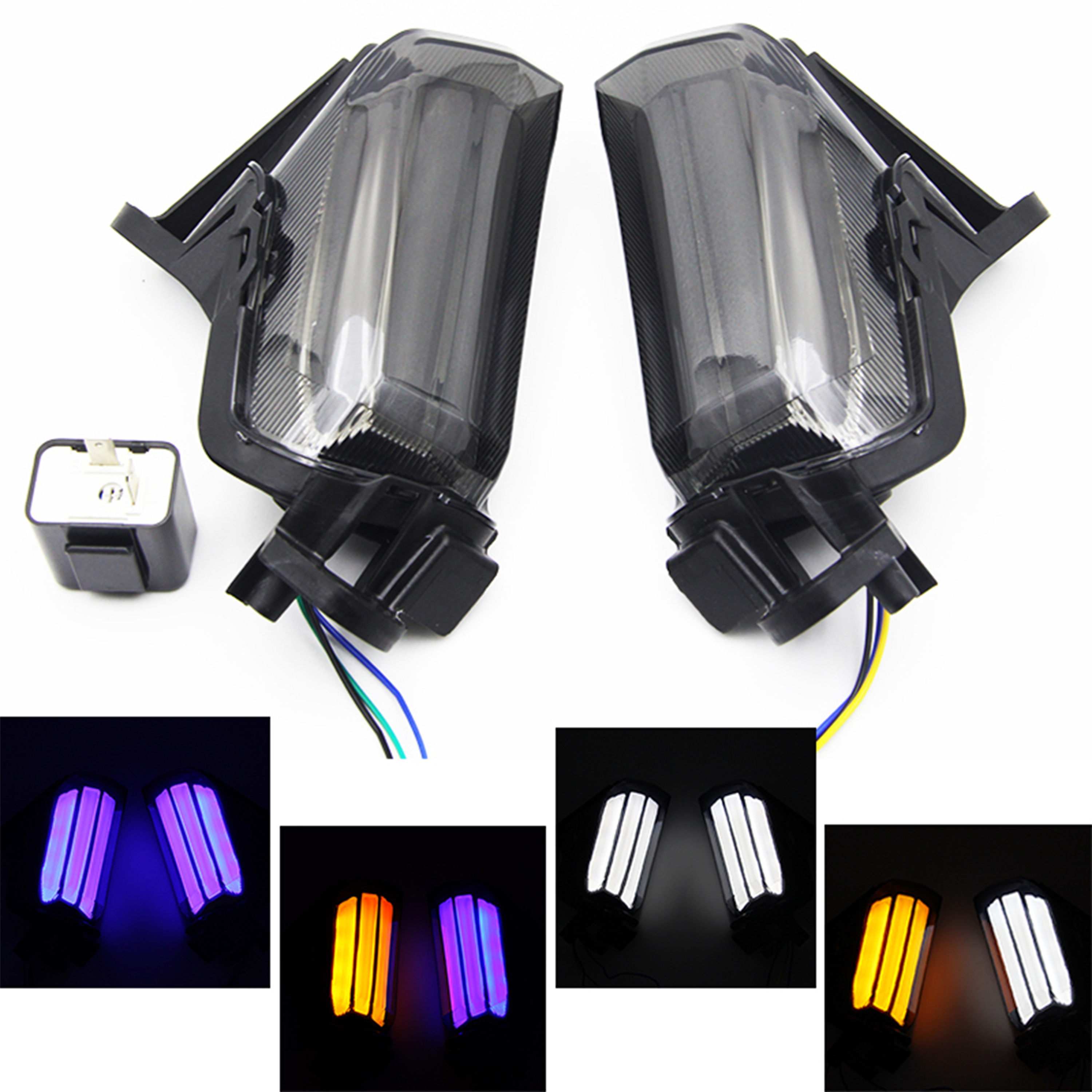 雅马哈NVX155改装LED转向灯，AEROX方向灯怎么选？🔥亮瞎你的双眼--淘宝