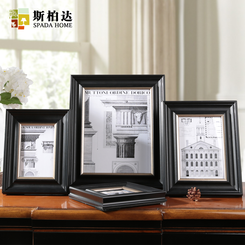 Photo Frame Picture Frame Hanging Wall Combination Photo Frame Hanging Wall Photo Vintage Table Black Photo Frame 6 