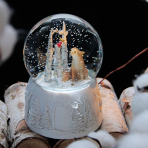 Little Prince Series Music Box Fox Around Music Box Birthday Gift Crystal Ball Send Girls Christmas