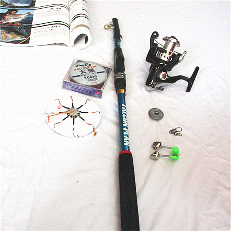 New fishing rod sea rod set of 2 1m2 4m2 7m3 0m3 6m small sea rod