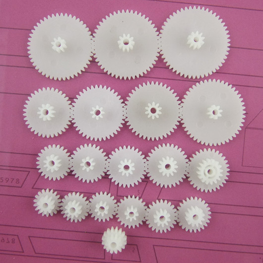 Double layer 19 only 5 9 yuan model plastic gear bag DIY laminated tooth reduction gear motor accessories-Taobao