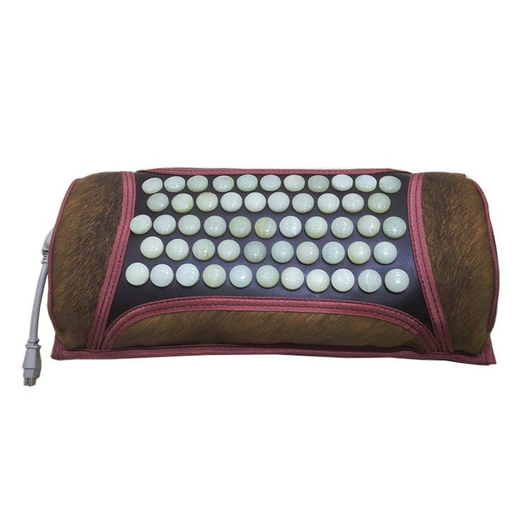 Natural jade germanium Tomarine Tomji heated pillow far infrared electric heating pillow cervical vertebrae care pillow