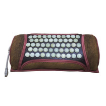 Natural jade germanium stone tomarine stone needle heating pillow far infrared electric heating thermoregulation pillow cervical spine healthcare pillow