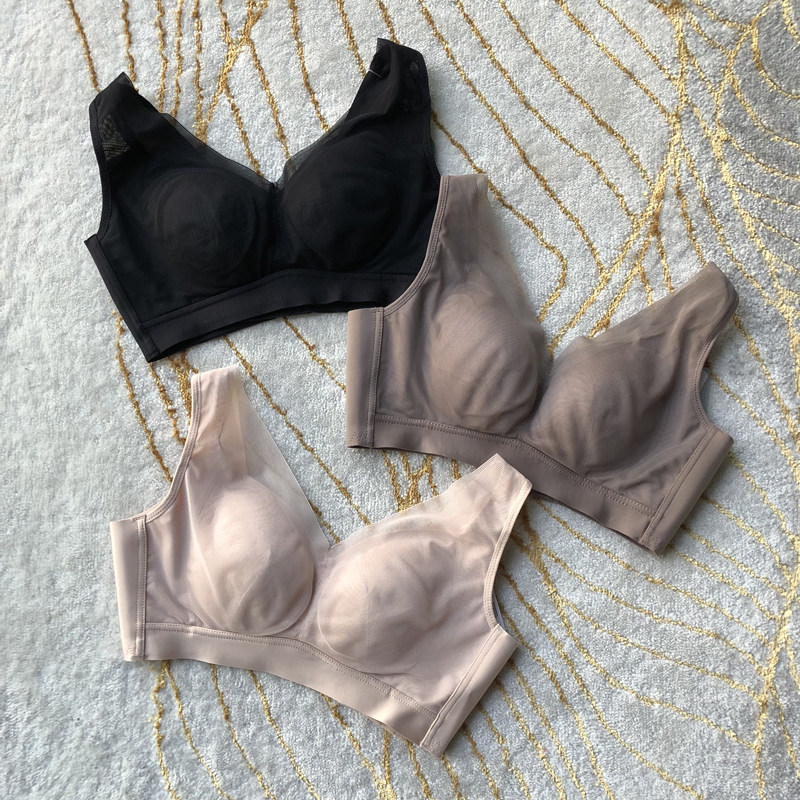 Recommended minimagnostic wind natural latex cup cushion not thick but type good concentrated comfort lingerie bra 1210E4