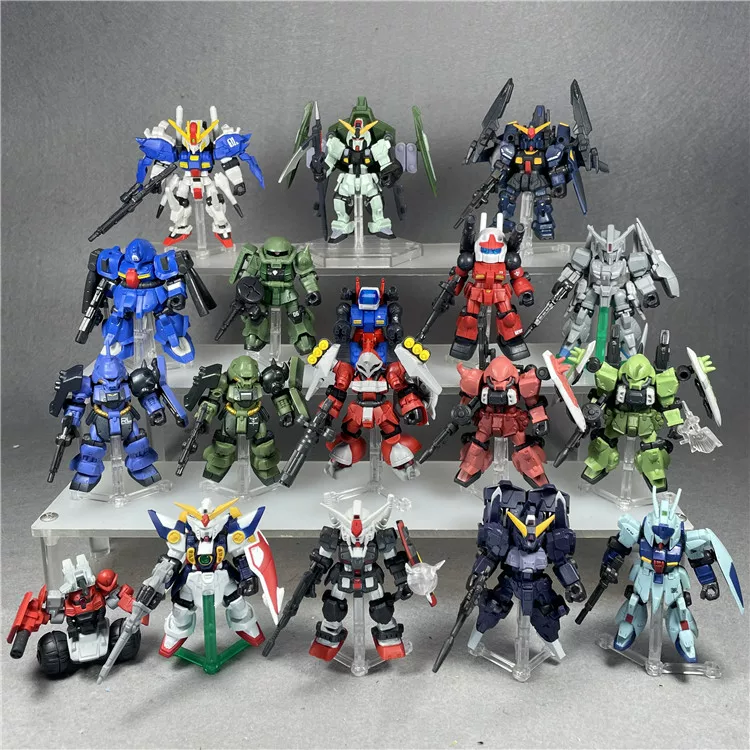 Bandai Gundam Фигура Панорама Ночные Непроходимые Gundam Gacha MSE Heavy Duo EX26