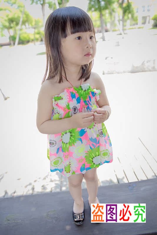 Robe enfant en mousseline de soie - Ref 2045492 Image 9