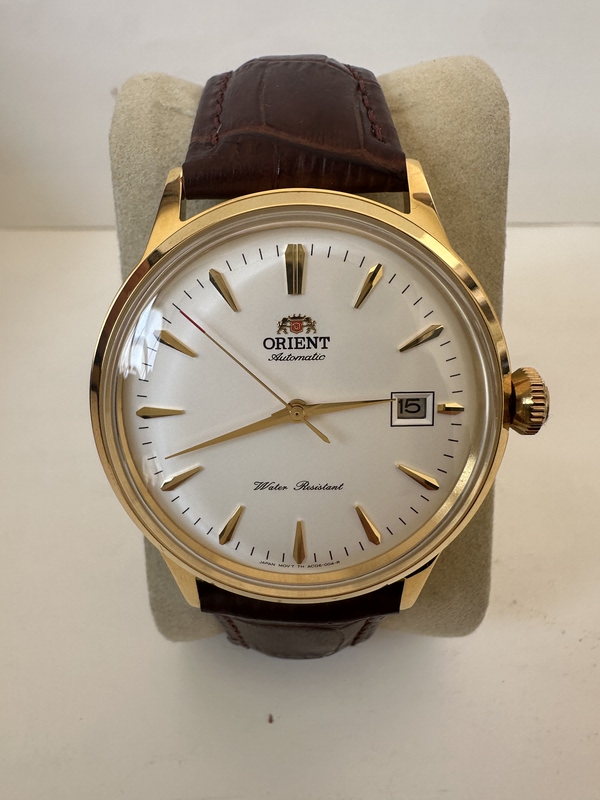 Japanese Double Lion Fully Automatic Mechanical Men's Watch with Large Dial, Acrylic Watch Cover, Gold-Colored Case, Leather Strap, Single Calendar Japanese Double Lion Fully Automatic Mechanical Men's Watch with Large Dial, Acrylic Watch Cover, Gold-Colored Case, Leather Strap, Single Calendar