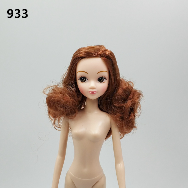 怡丽佳 儿 娃娃 裸 娃 头 素 心 doll OB búp bê mở mắt sửa đổi DIY bánh phụ kiện mô hình búp bê giá rẻ