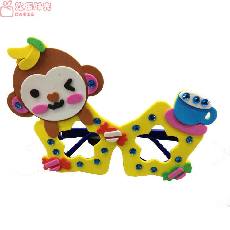 Lễ Tạ ơn mẫu giáo handmade tự làm nghệ thuật sáng tạo trẻ em handmade DIY handmade vật liệu gói kính đồ chơi cho bé