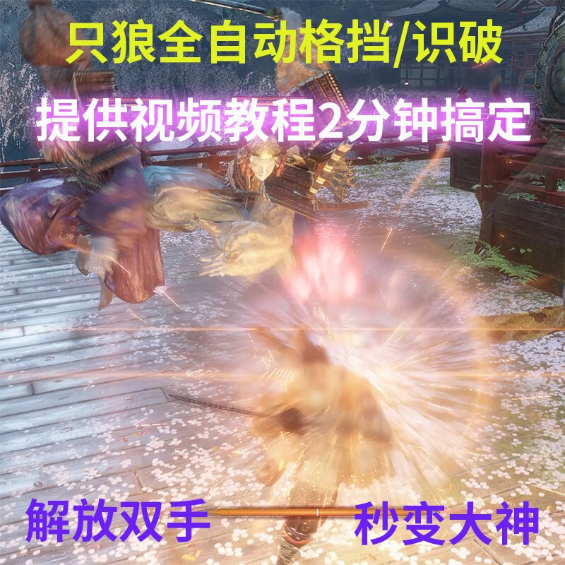 Sekiro Auto-Blocking, Talisman Blocking Without Losing Health, Auto-Recognization, Supports St Official Version, Game Not Included