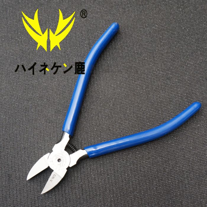 Festive deer CR-V blue shank water port pliers flat mouth cut pliers diagonal nozzle pliers 6 inch 5 inch with glue mouth cut-Taobao