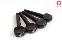 Indian imported violin string shaft ebony natural air-dried non-deformed large diameter violin accessories string button