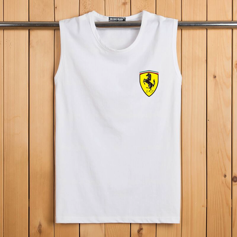 Áo vest nam đặc biệt hàng ngày không tay áo thun cotton rộng rãi - Áo vest cotton ao ghi le