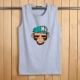Đặc biệt hàng ngày áo vest không tay nam thể thao rộng thể thao cotton kích thước lớn không tay áo thun xu hướng áo vest vai - Áo vest cotton áo ấm nam mùa đông