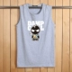 Đặc biệt hàng ngày áo vest không tay nam thể thao rộng thể thao cotton kích thước lớn không tay áo thun xu hướng áo vest vai - Áo vest cotton áo ấm nam mùa đông