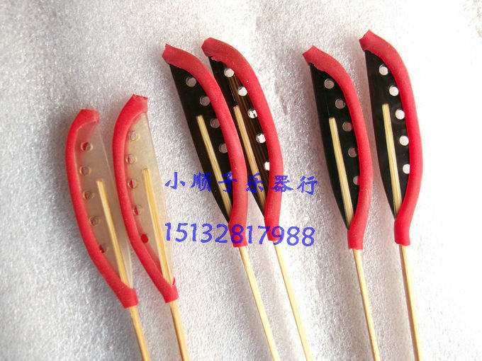 Factory direct national musical instrument accessories white black horn dulcimer piano bamboo double-sided yangqin key