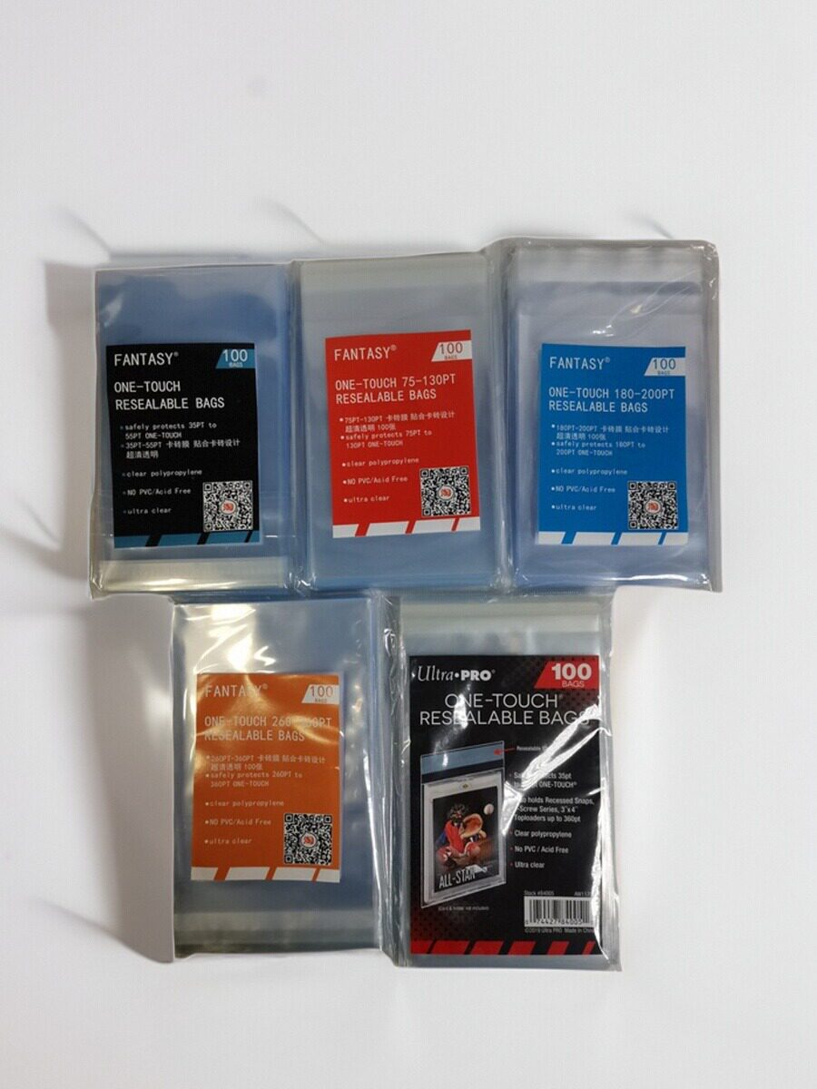 Fantasy ultra pro card sleeves: your ultimate collection protection! pack  of 100, resealable card sleeves for
