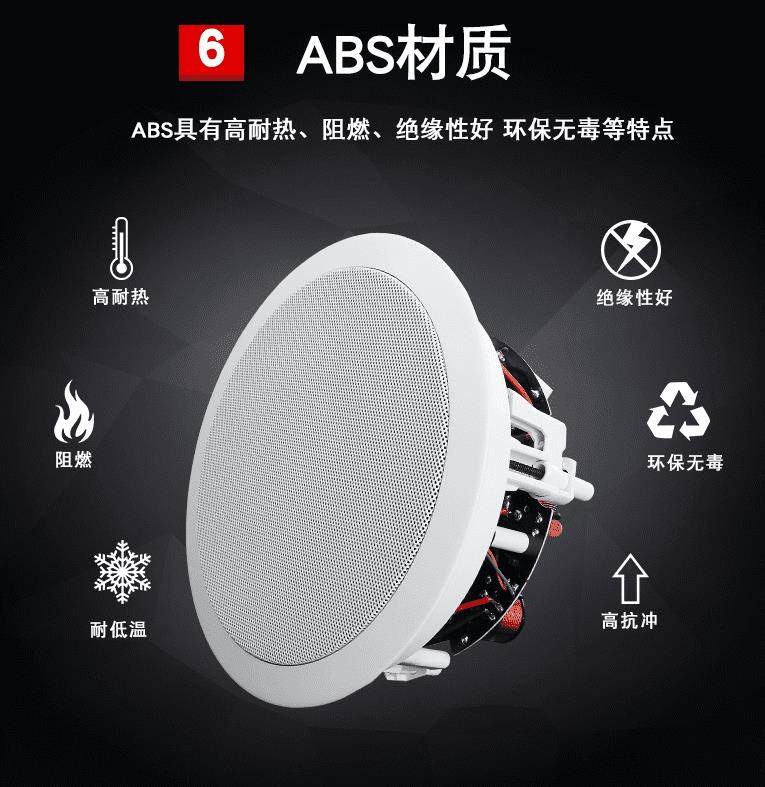 Whirlwai VX5-C VX6-C Fixed Resistance Coaxial Suction Top Horn Power Amplifier Suit Background Music Speaker Broadcast Sound-Taobao