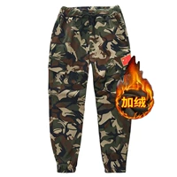 Зеленые цветные эластичные флисовые штаны