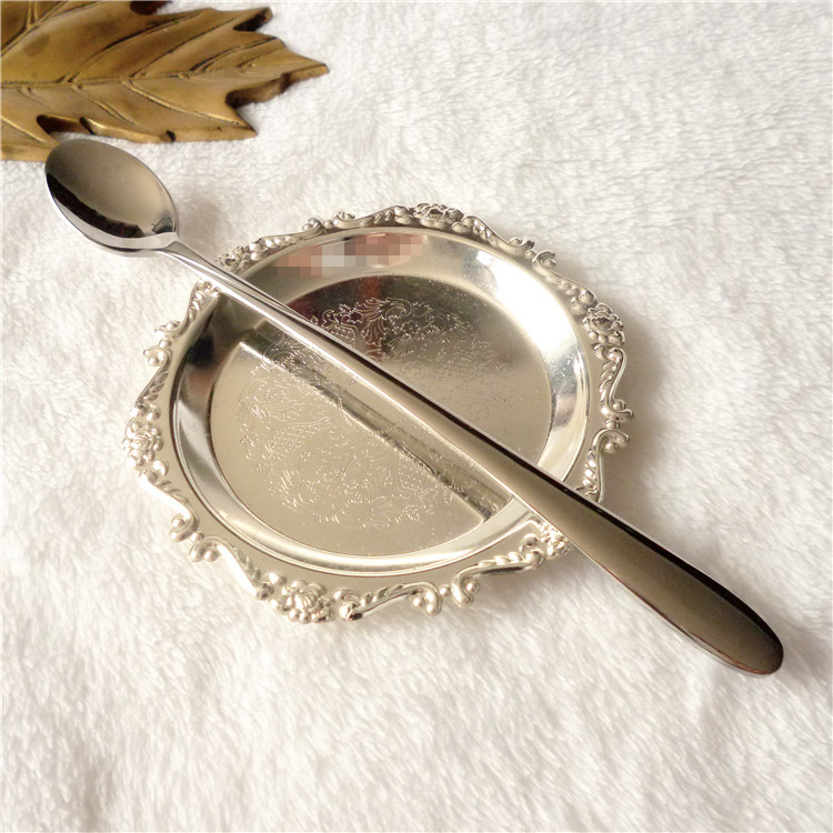 Boutique Song Poetry Da Stainless Steel Long Spoon Costa Stainless Steel Long Ice More Bar Spoon Long Handle Coffee Spoon Milk Tea Spoon