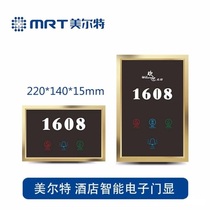 Customized hotel electronic light-emitting door light high-grade custom door Display hotel room number LED room Smart Wireless
