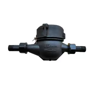 Water meter household plastic nano nylon anti-corrosion high sensitivity 4 minutes 6 minutes 1 inch tap water digital pointer combination