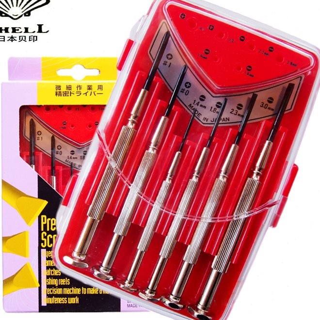 Original JAPAN SHELL BAY PRINT KD-1500 WATCH SCREW Screw Driver Imported Precision Screwdrivers Suit Screwdriver Screw Driver