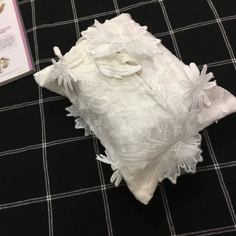 (New Net) Custom High Quality EugenZa Bedroom Living Room Car With Three-Dimensional Flower Tissue Bag