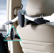 Car hanger Car with rear seat back clothes rack Car hanging suit trousers folding multi-purpose car jacket hanging