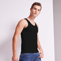 Carson Lan sleeveless T-shirt mens Modal summer ice silk fitness sports hurdler vest outside wearing loose waistcoat