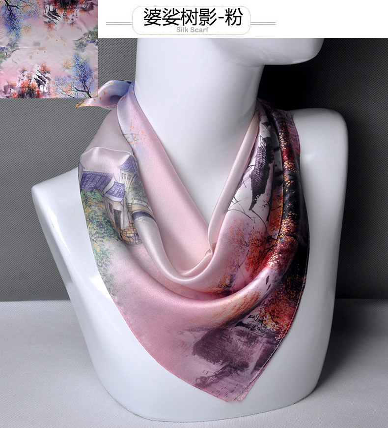Foulard pour Femme en De la soie - Ref 3157920 Image 7