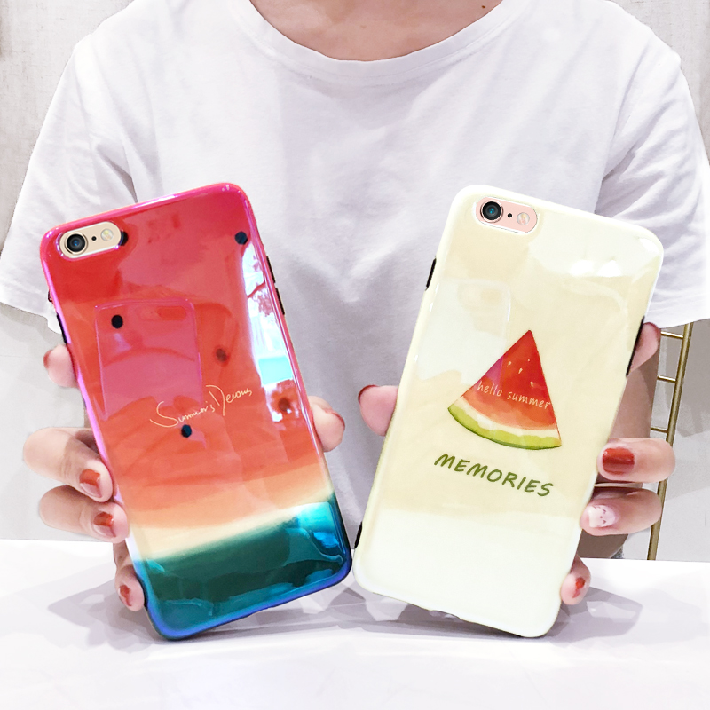 景为苹果6splus手机壳iPhone6女款6plus蓝光6