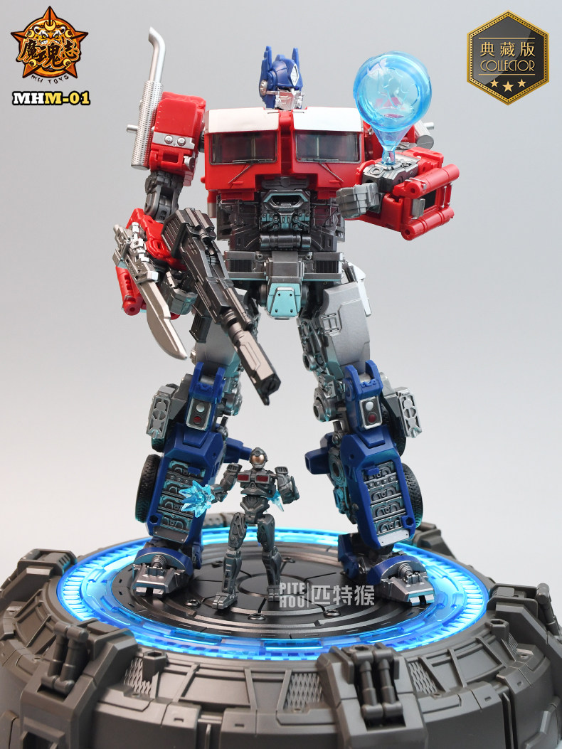 Трансформер 魔魂志mhm-01变7电影版柱霸王龙队长变形玩具钢索机器模型手办礼 OTHER