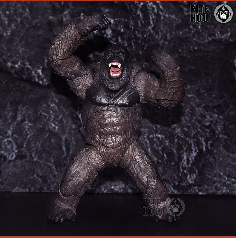 Куклы/ украшения/детали 哥斯拉大战金刚手办怪兽之王可动玩偶电影版红莲核能喷射模型摆件