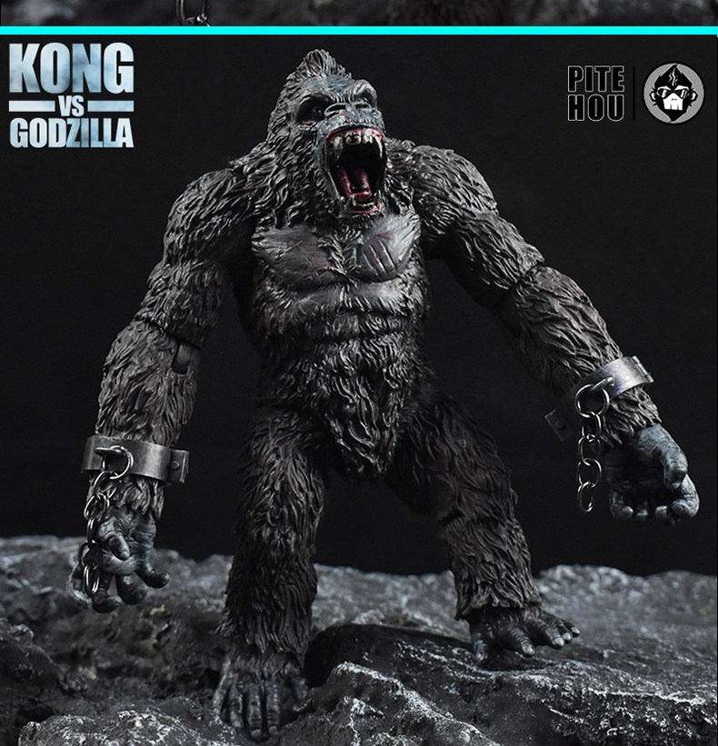 Куклы/ украшения/детали 哥斯拉大战金刚手办怪兽之王可动玩偶电影版红莲核能喷射模型摆件