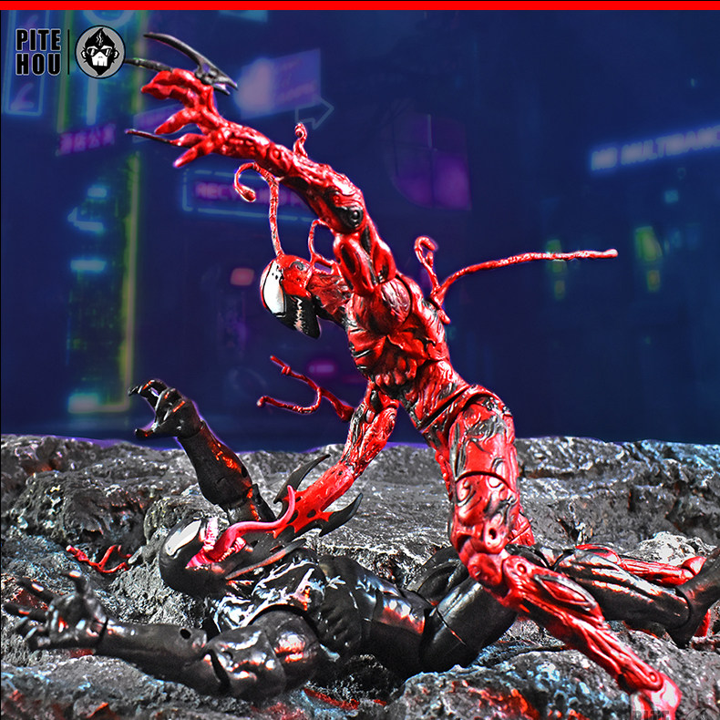 Куклы/ украшения/детали 复仇者联盟山口式shf红色屠杀蜘蛛侠漫威6寸可动毒液手办模型玩具 29534