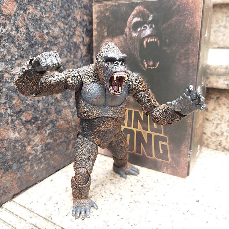 Куклы/ украшения/детали 哥斯拉大战金刚手办怪兽之王可动玩偶电影版红莲核能喷射模型摆件