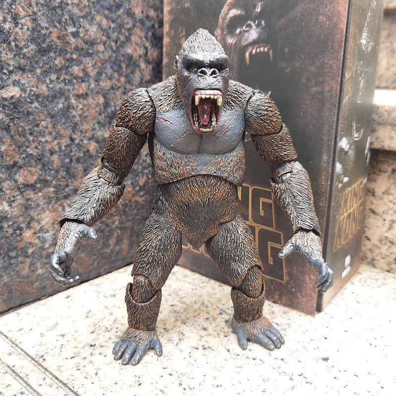 Куклы/ украшения/детали 哥斯拉大战金刚手办怪兽之王可动玩偶电影版红莲核能喷射模型摆件