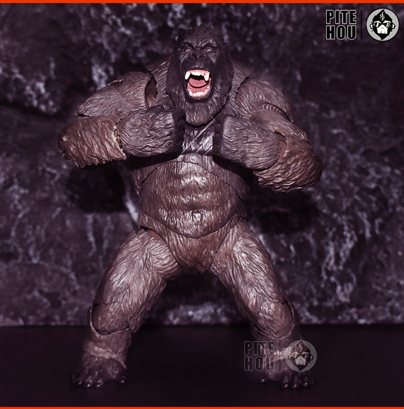 Куклы/ украшения/детали 哥斯拉大战金刚手办怪兽之王可动玩偶电影版红莲核能喷射模型摆件