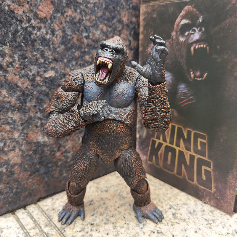 Куклы/ украшения/детали 哥斯拉大战金刚手办怪兽之王可动玩偶电影版红莲核能喷射模型摆件