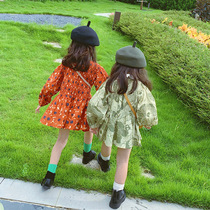 21 Autumn-style girlssisters childrens clothing kindergarten suit womens baby dress in dress for childrens doll-shirts for holidays