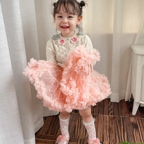 Baby knitted cardigan 2021 summer baby air-conditioned sweater jacket hollow cardigan girl small foreign gas thin