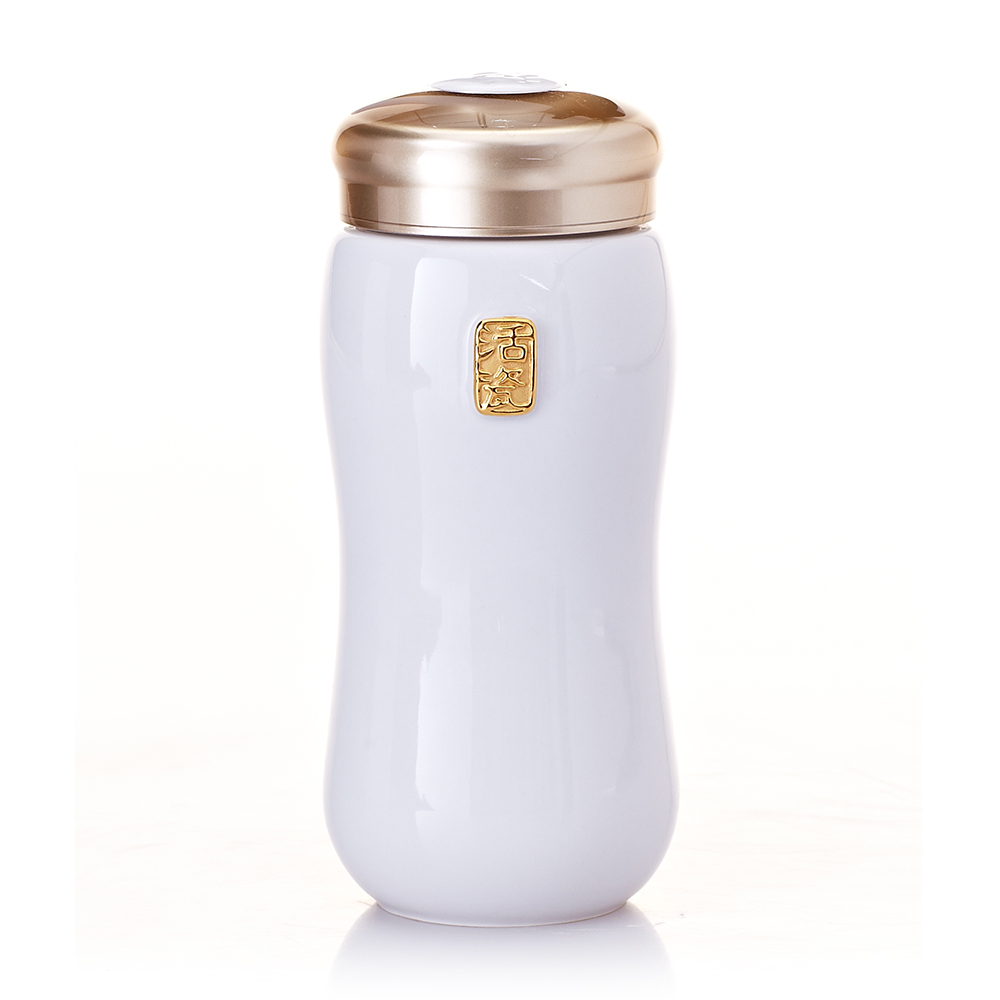 Do Tang Xuan porcelain fine gold great joy along with cup double ceramic water 350 ml glass office