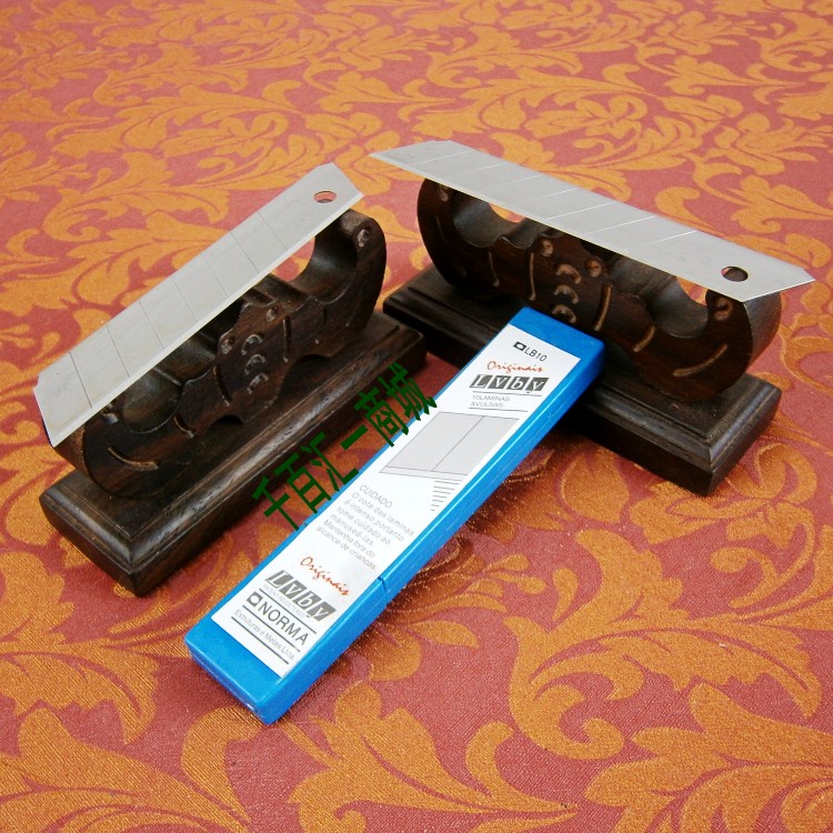 Medium Knife LUBY Beauty Artificial Knife Sheet Cut Paper Knife Sheet 18 0 6mm 10 10 sheet boxes