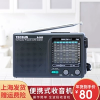 Tecsun / Desheng R-909 đài phát thanh FM bán dẫn di động toàn dải cũ - Máy nghe nhạc mp3 máy phát nhạc